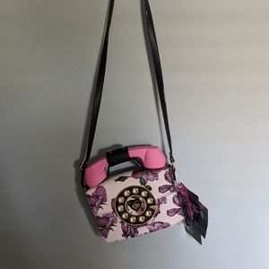 Betsey Johnson floral telephone purse